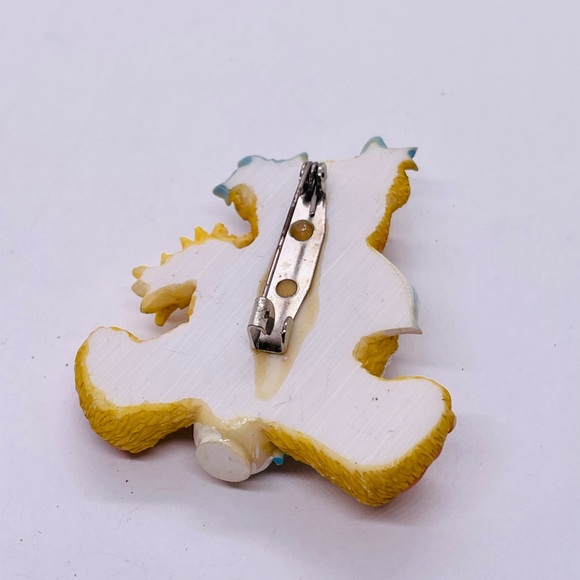 Sunflower bouquet “Cherished Teddies” collectors 2x2” brooch Excellent Condition - Picture 5 of 5